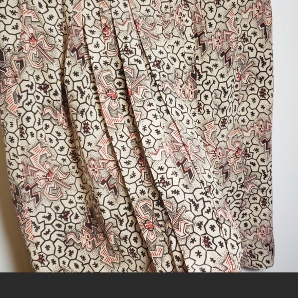 Isabel Marant mixed print pleated mini skirt - Picture 2 of 6